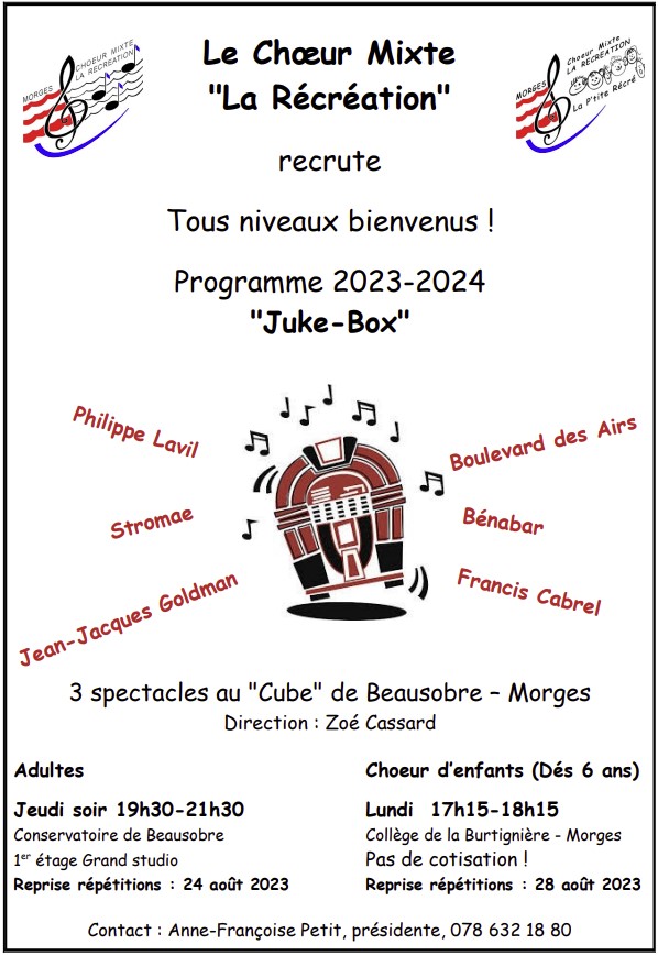 affiche recrutement 2023